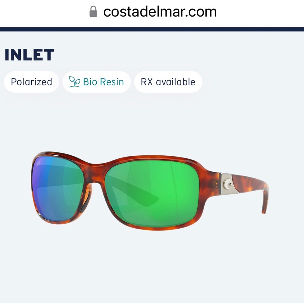 Costa Del Mar Inlet Sunglasses